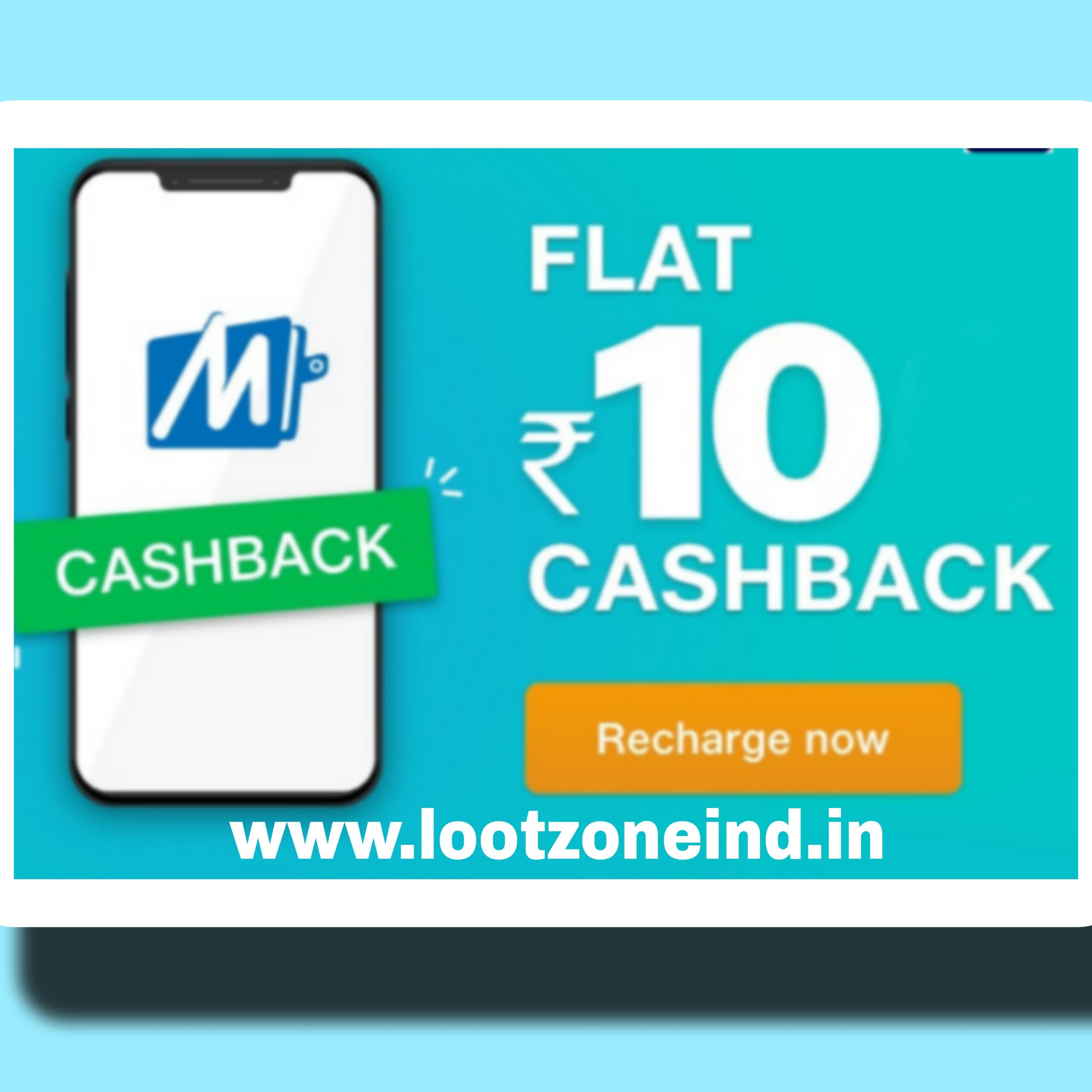 Mobikwik Recharge Offer Get Flat 10 RS cashback